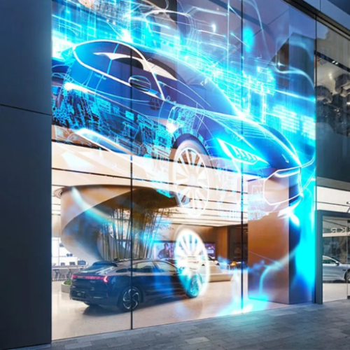 Transparent Outdoor LED Screens Transparent Outdoor LED Screens